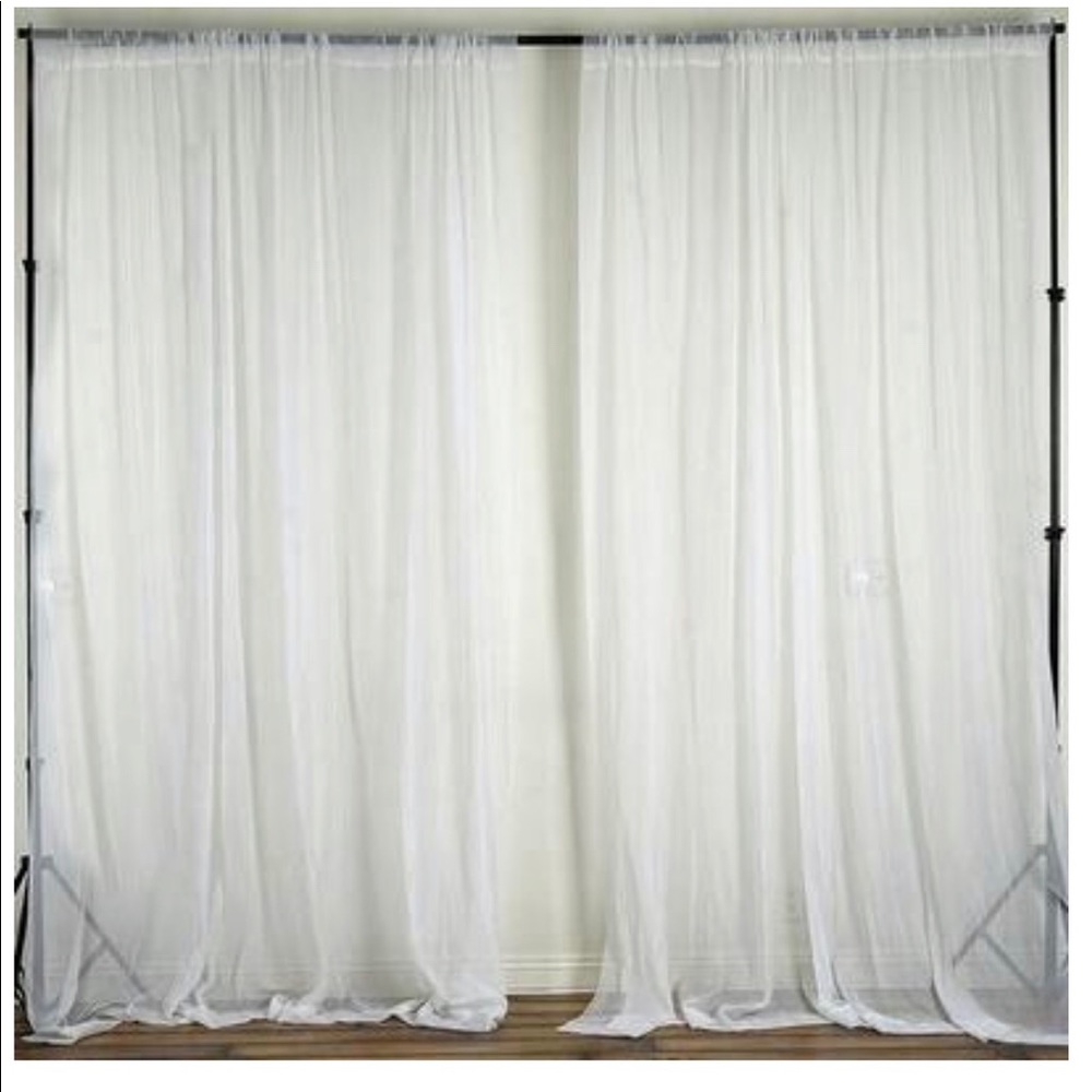 Back drop curtains